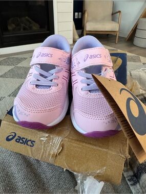 Asics Contend 9 TS School Yard Cotton Candy/Bold Magenta Toddler Sz K8 New